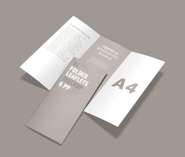A4 Folded Leaflet Printing (Tri-Fold: Folded to DL) - Flyers, Posters